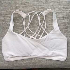 PALEST PINK lululemon sports bra,